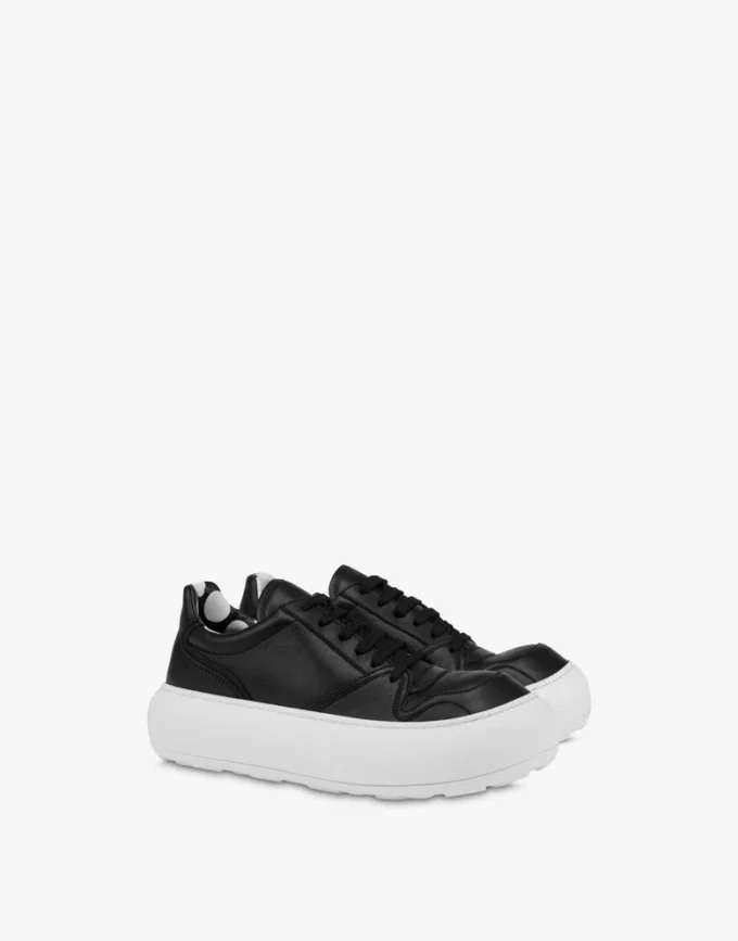 Sneakers i kalvskinn Ollie