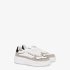 Sneakers i mocka och kalvskinn