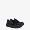 Sneakers i mocka och kalvskinn