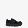 Sneakers i mocka och kalvskinn