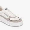 Sneakers i mocka och kalvskinn