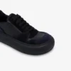 Sneakers i mocka och kalvskinn