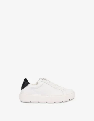 Sneakers i nappaläder och lammskinn