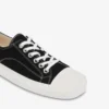 Sneakers med kant i canvas