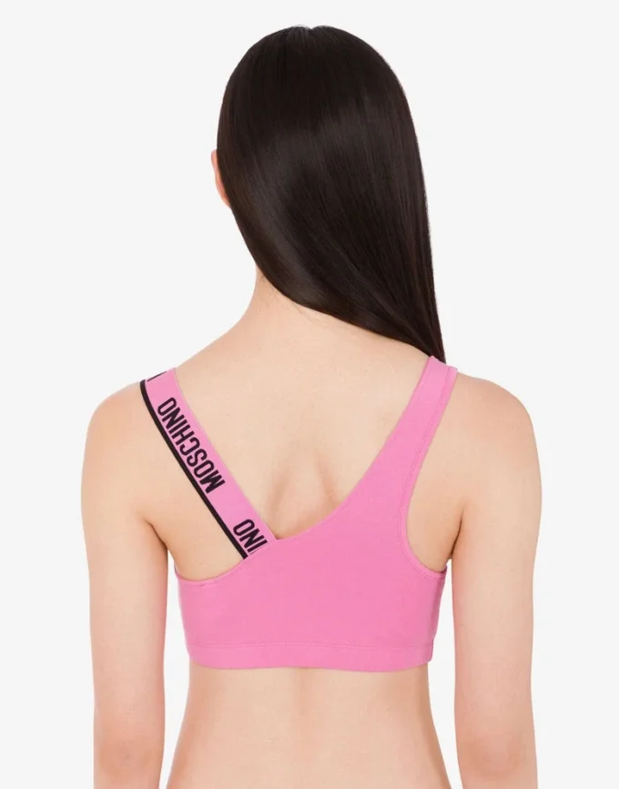 Sporttop i stretchig bomullsjersey