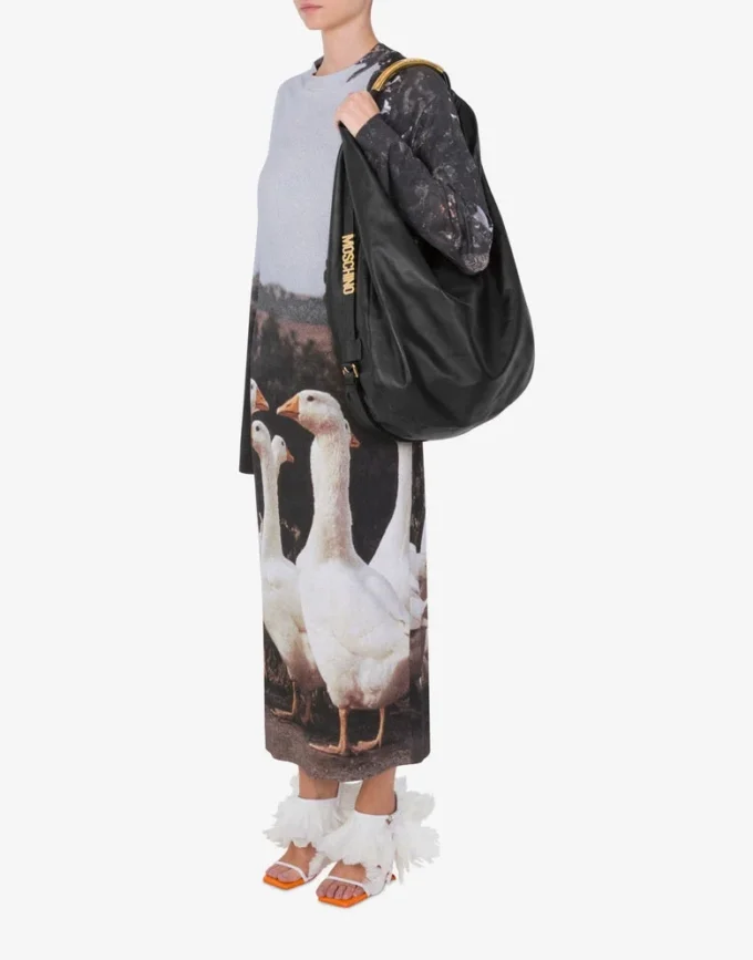Stor Moschino Handle Me-väska Stor Moschino Handle Me-väska