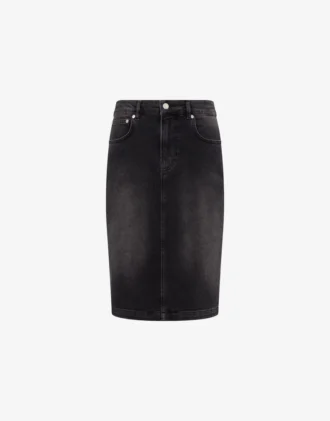 Stretchig bomullsdenimkjol Stretchig bomullsdenimkjol