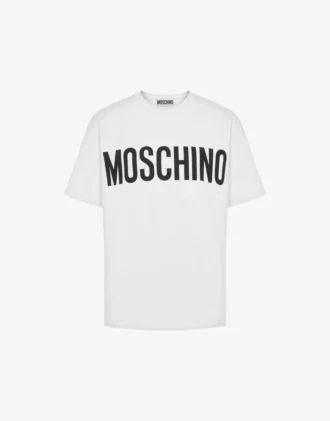 Stretchjersey-t-shirt med logotyp
