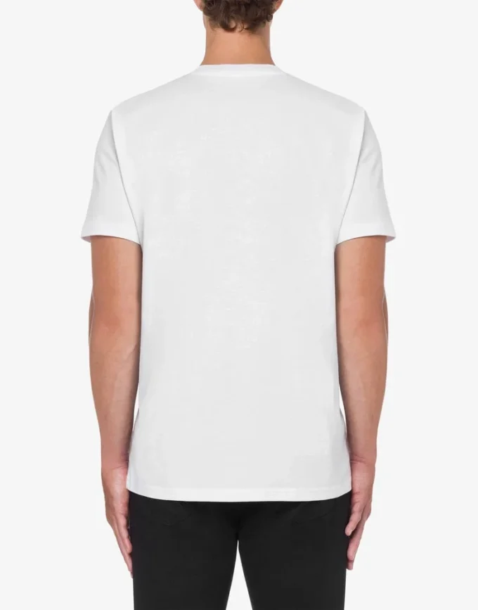 Stretchjersey-t-shirt med logotyp