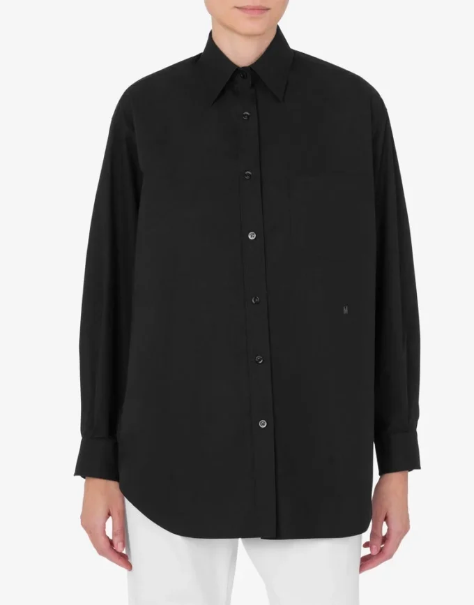 Stretchskjorta i poplin Stretchskjorta i poplin