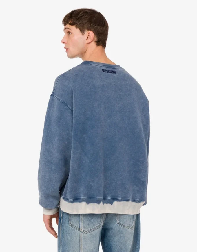 Sweatshirt i ekologisk bomull Smiley®