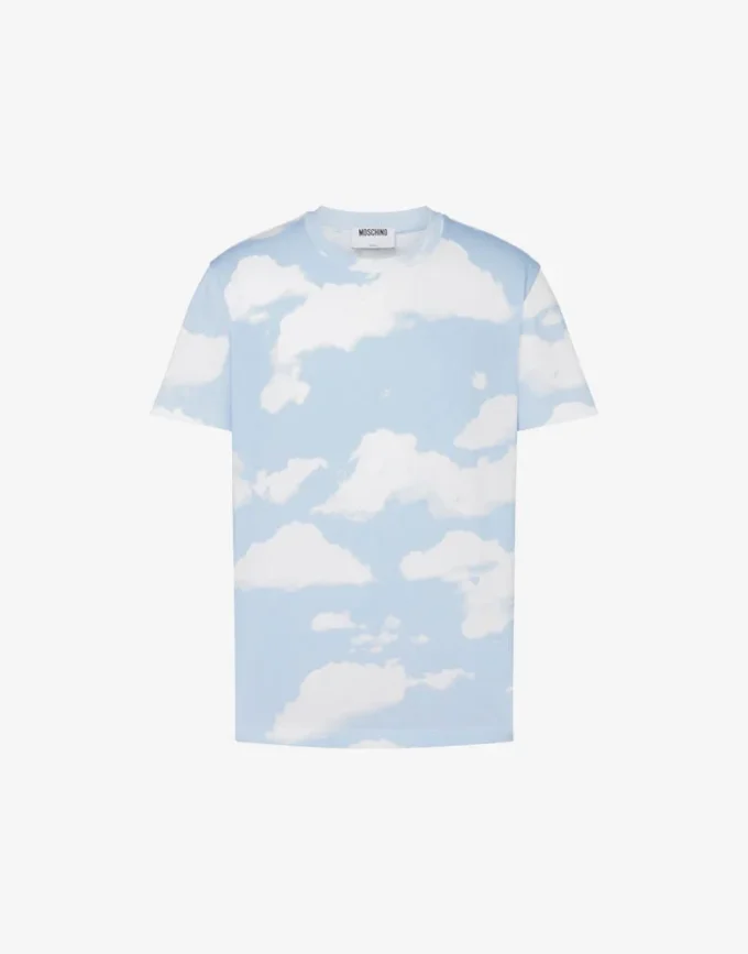 T-shirt i ekologisk bomullsjersey Arkivmoln