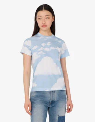 T-shirt i ekologisk bomullsjersey Arkivmoln