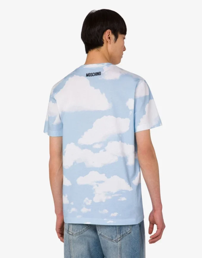 T-shirt i ekologisk bomullsjersey Arkivmoln