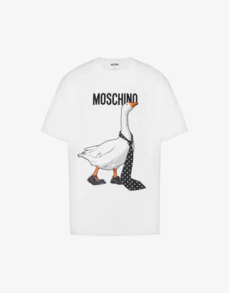 T-shirt i ekologisk bomullsjersey från Goose