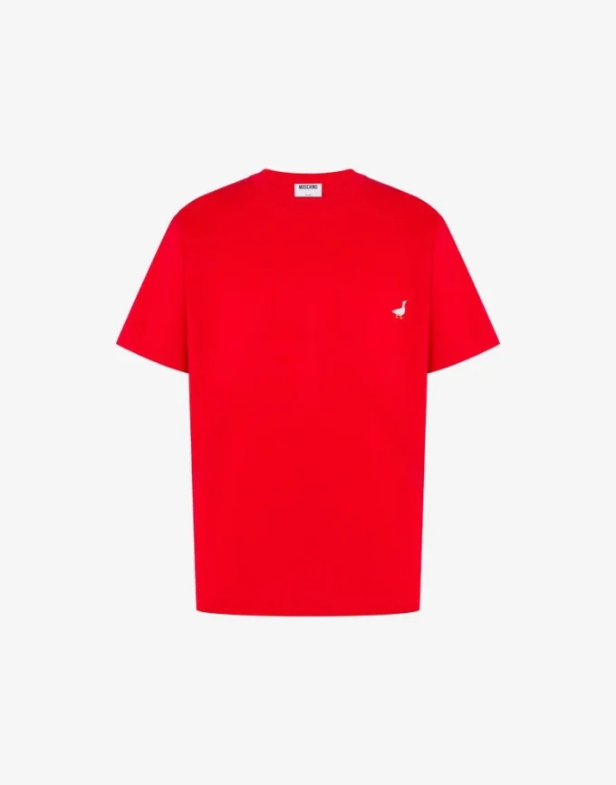 T-shirt i ekologisk bomullsjersey från Goose