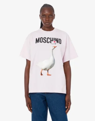 T-shirt i ekologisk bomullsjersey från Goose