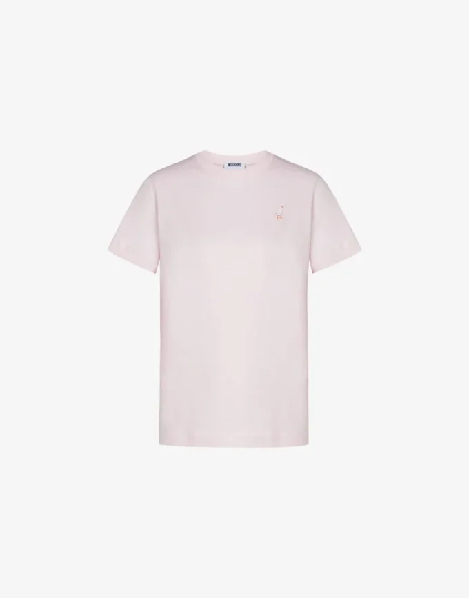 T-shirt i ekologisk bomullsjersey från Goose
