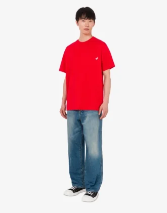 T-shirt i ekologisk bomullsjersey från Goose