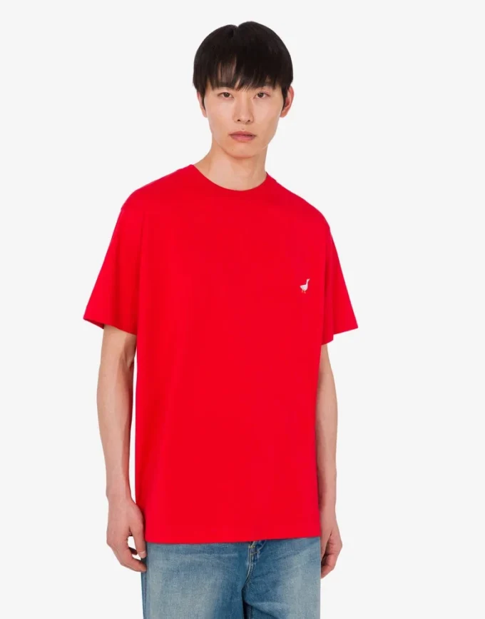 T-shirt i ekologisk bomullsjersey från Goose