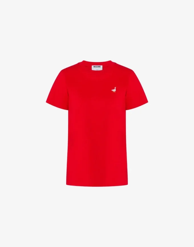 T-shirt i ekologisk bomullsjersey från Goose