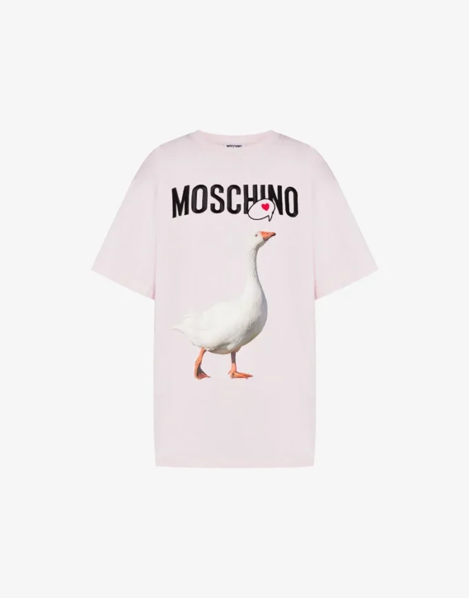 T-shirt i ekologisk bomullsjersey från Goose