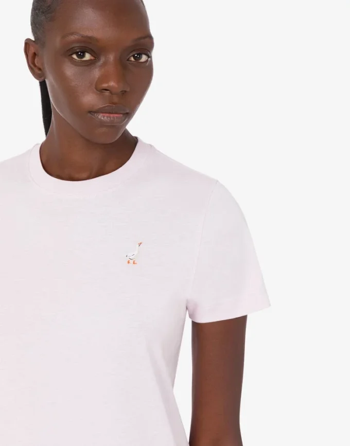 T-shirt i ekologisk bomullsjersey från Goose