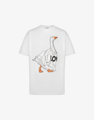 T-shirt i ekologisk bomullsjersey Goose