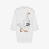T-shirt i ekologisk bomullsjersey Goose