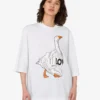T-shirt i ekologisk bomullsjersey Goose