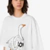 T-shirt i ekologisk bomullsjersey Goose