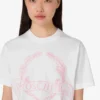 T-shirt i ekologisk bomullsjersey Laurel Crown