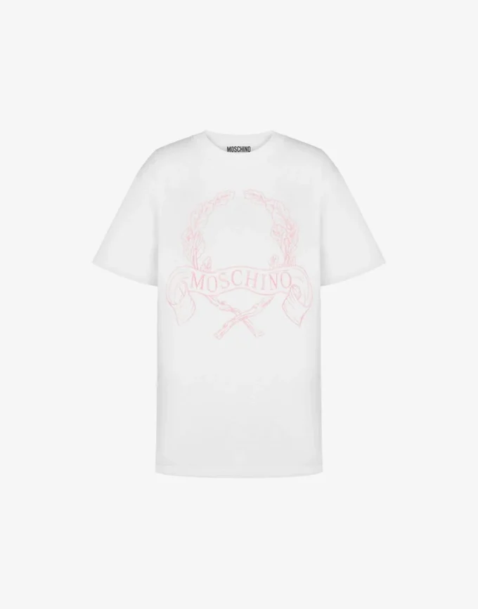 T-shirt i ekologisk bomullsjersey Laurel Crown