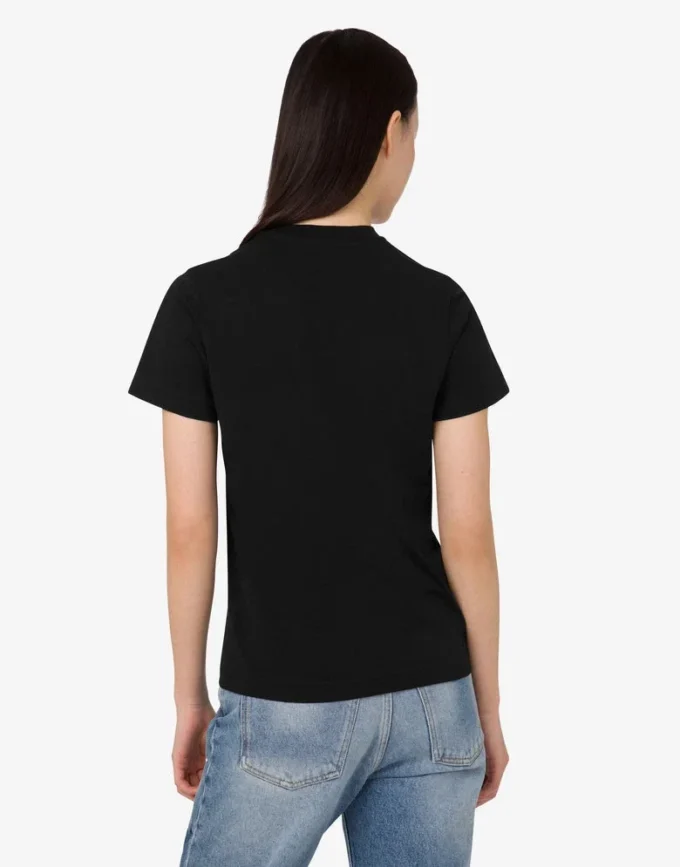 T-shirt i ekologisk bomullsjersey med dekoration