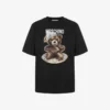 T-shirt i ekologisk bomullsjersey Moschino Teddy Bear