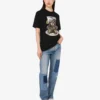 T-shirt i ekologisk bomullsjersey Moschino Teddy Bear