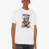 T-shirt i ekologisk bomullsjersey Moschino Teddy Bear