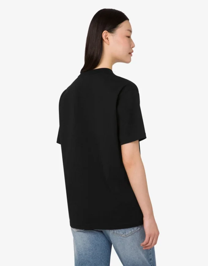 T-shirt i ekologisk bomullsjersey Moschino Teddy Bear