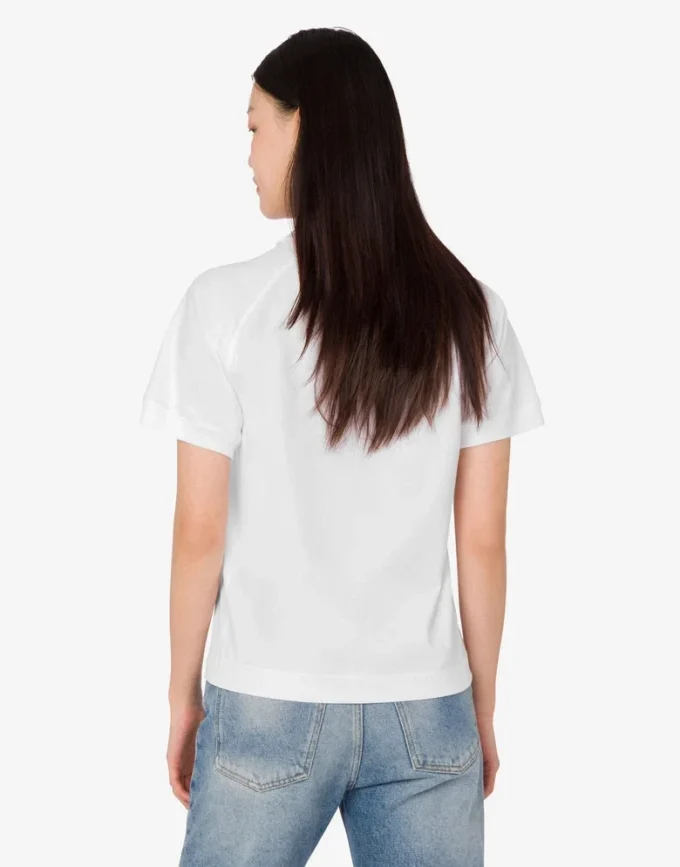 T-shirt i ekologisk bomullsjersey Moschino Teddy Bear