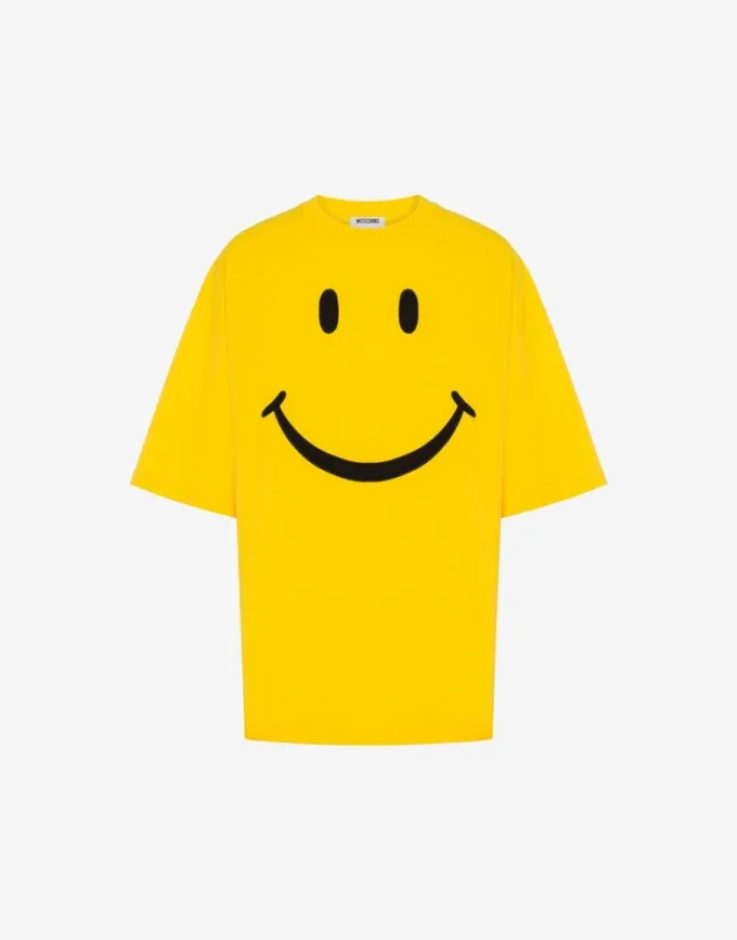 T-shirt i ekologisk bomullsjersey Smiley®