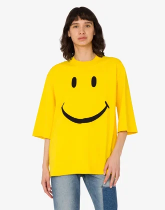 T-shirt i ekologisk bomullsjersey Smiley®