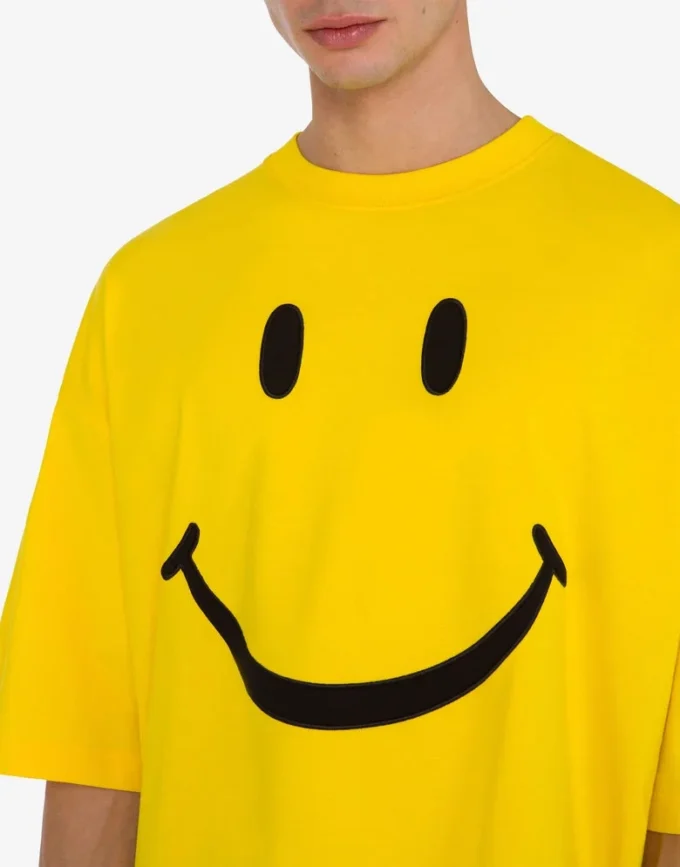 T-shirt i ekologisk bomullsjersey Smiley®