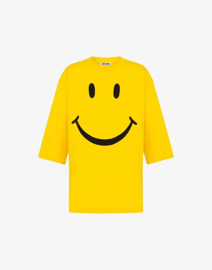 T-shirt i ekologisk bomullsjersey Smiley® T-shirt i ekologisk bomullsjersey Smiley®