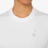 T-shirt i ekologisk jersey med broderad gås T-shirt i ekologisk jersey med broderad gås