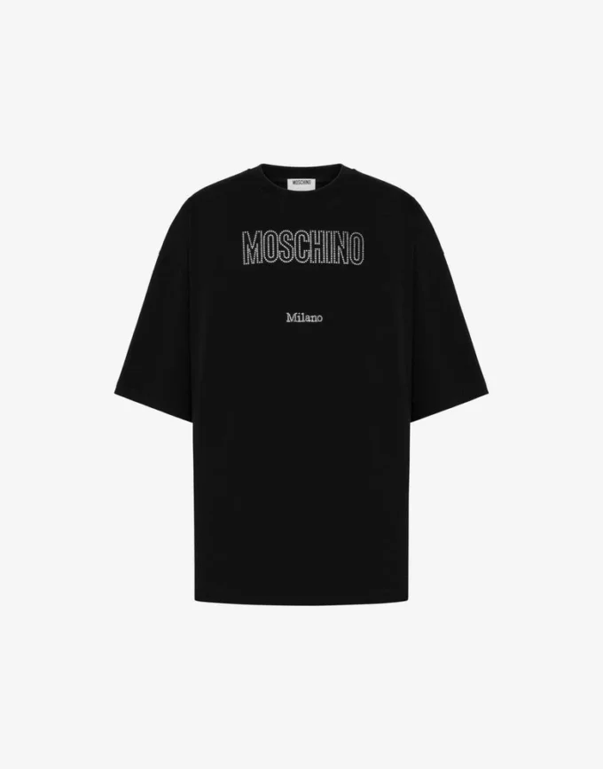 T-shirt i ekologisk jersey med dekoration