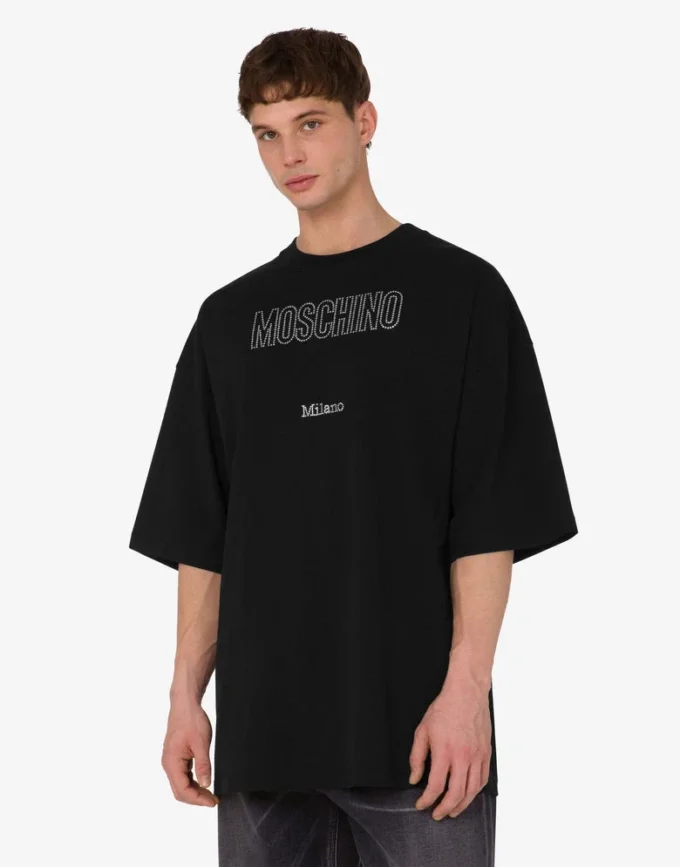 T-shirt i ekologisk jersey med dekoration