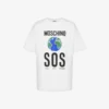 T-shirt i tryckt ekologisk bomullsjersey