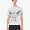 T-shirt i tryckt ekologisk bomullsjersey