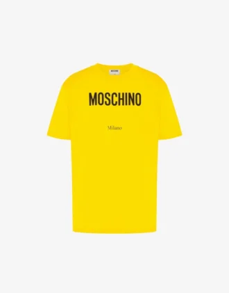 T-shirt i tryckt ekologisk bomullsjersey