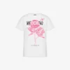 T-shirt i tryckt ekologisk bomullsjersey